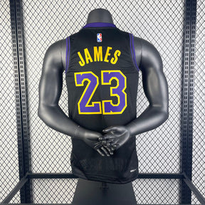Regata Los Angeles Lakers City Edition 23/24 LeBron James Preta