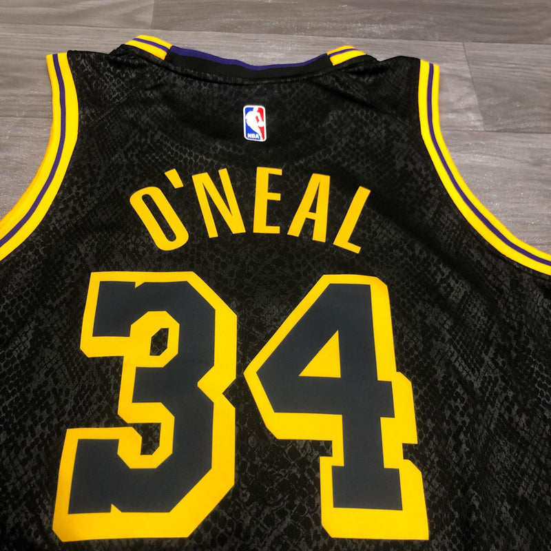Regata Los Angeles Lakers Black Mamba Shaquille O'Neal Preta