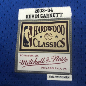 Regata Minnesota Timberwolves Retrô Mitchell & Ness 2003/2004 Kevin Garnett