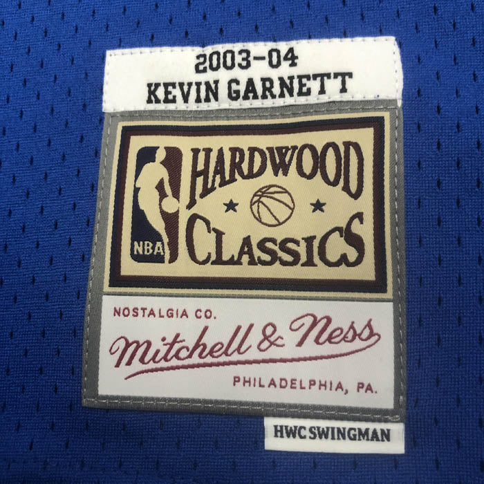 Regata Minnesota Timberwolves Retrô Mitchell & Ness 2003/2004 Kevin Garnett