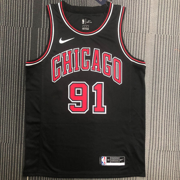 Regata Chicago Bulls Dennis Rodman Preta