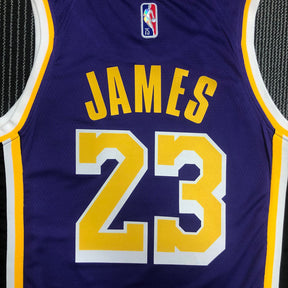 Regata Los Angeles Lakers Edição Diamante 75 anos 21/22 Lebron James 23 Roxa