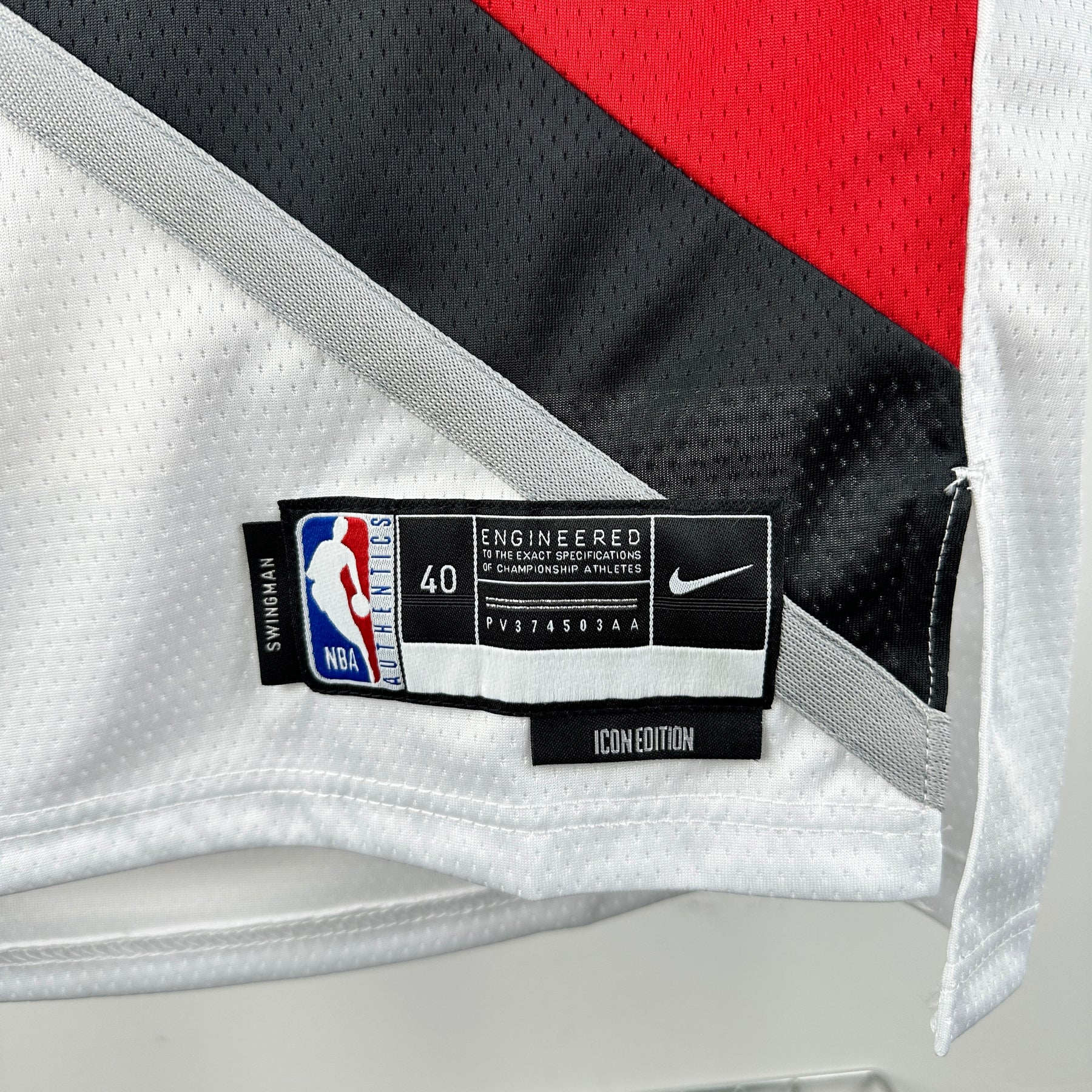 Regata Portland Trail Blazers Icon Edition Yang Branca