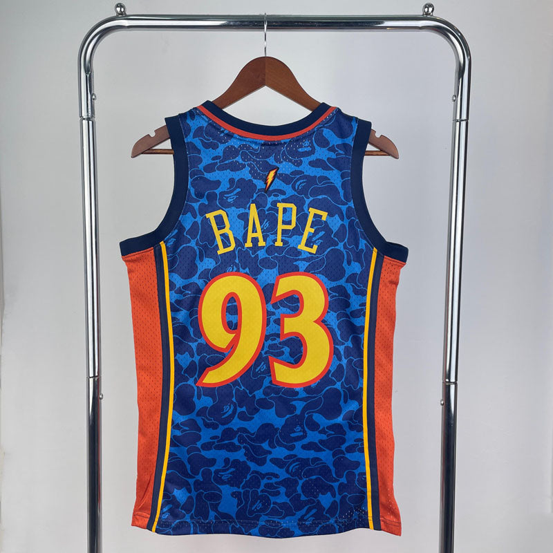 Regata BAPE x Golden State Warriors Mitchell & Ness