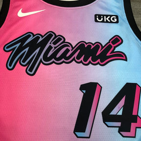 Regata Miami Heat City Edition 20/21 Tyler Herro Rosa e Azul