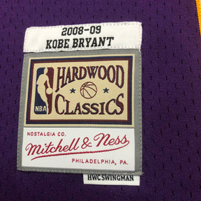 Regata Lakers Retrô Mitchell & Ness 2008/2009 Kobe Bryant Roxa
