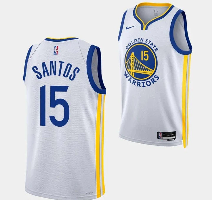Regata Golden State Warriors Association Edition 24/25 Gui Santos Branca