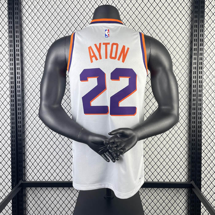 Regata Phoenix Suns Association Edition 24/25 Deandre Ayton Branca