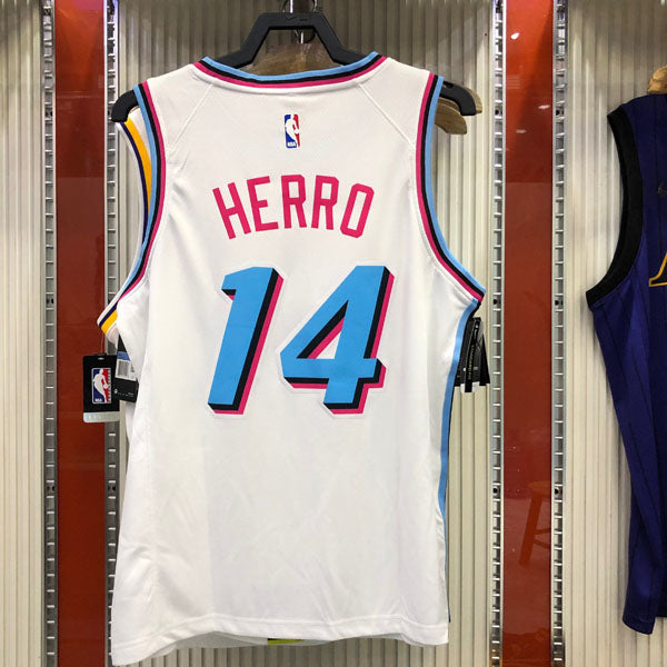 Regata Miami Heat Vice Edition Tyler Herro Branca