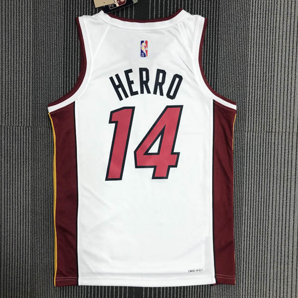 Regata Miami Heat Association Edição 75 anos Tyler Herro Branca