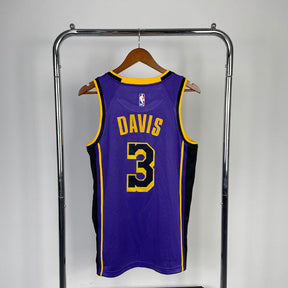 Regata Los Angeles Lakers Statement Edition 24/25 Anthony Davis Roxa