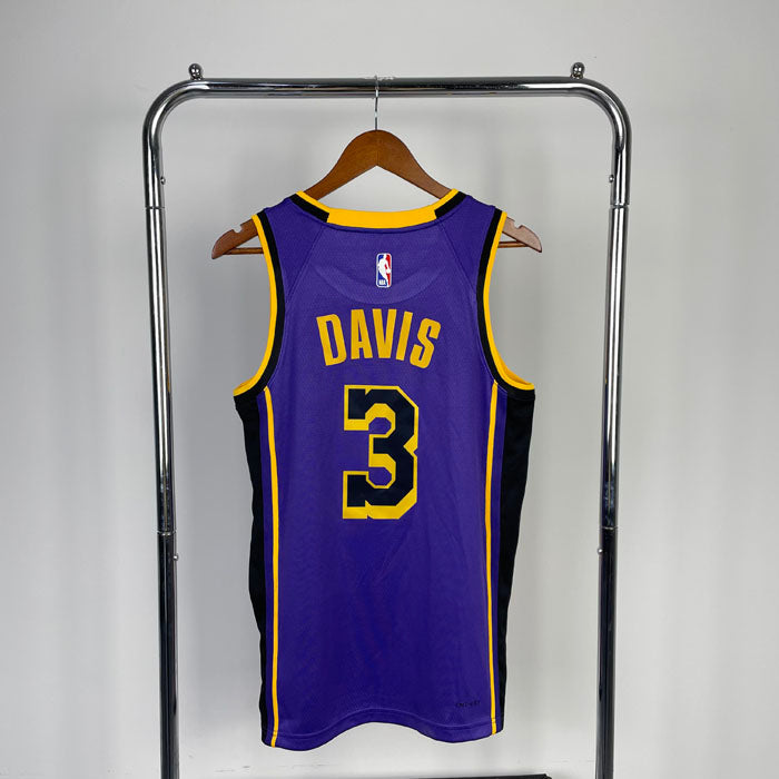 Regata Los Angeles Lakers Statement Edition 24/25 Anthony Davis Roxa