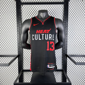 Regata Miami Heat City Edition 23/24 Bam Adebayo Preta