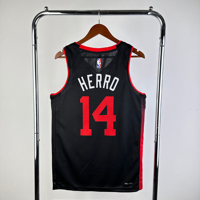 Regata Miami Heat City Edition 23/24 Tyler Herro Preta