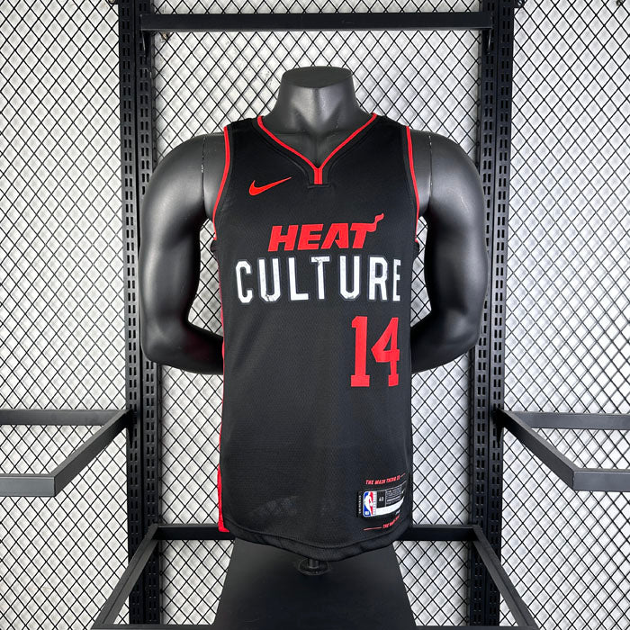 Regata Miami Heat City Edition 23/24 Tyler Herro Preta