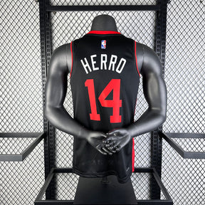 Regata Miami Heat City Edition 23/24 Tyler Herro Preta