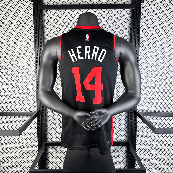 Regata Miami Heat City Edition 23/24 Tyler Herro Preta