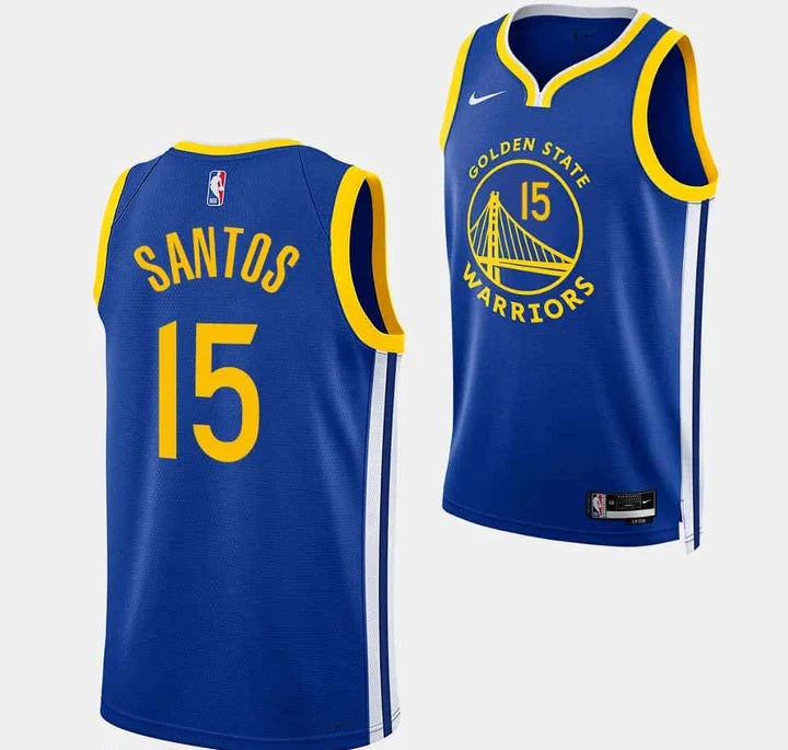 Regata Golden State Warriors Icon Edition 24/25 Gui Santos Azul
