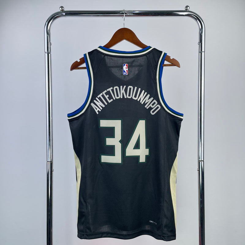 Regata Milwaukee Bucks Statement Edition 23/24 Giannis Antetokounmpo Preta