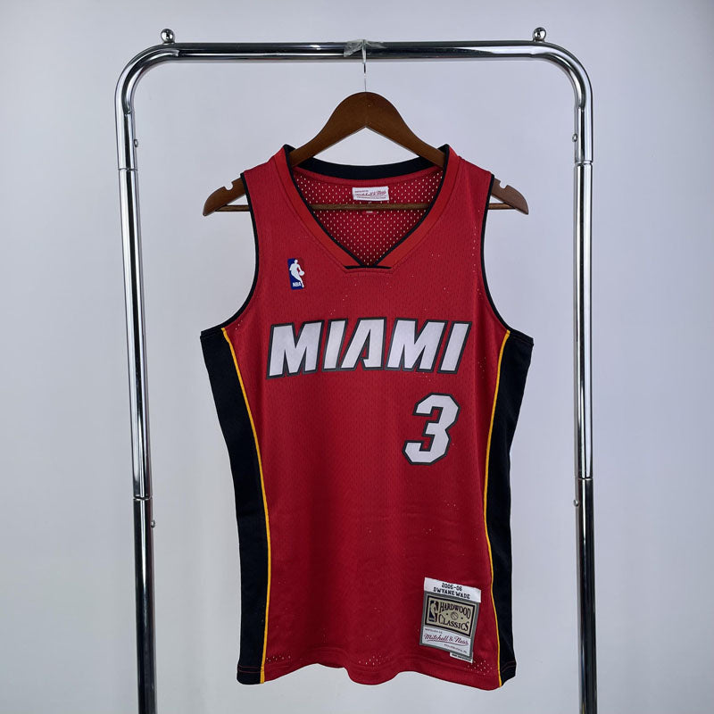 Regata Miami Heat Retrô Mitchell & Ness 2009/2010 Dwayne Wade