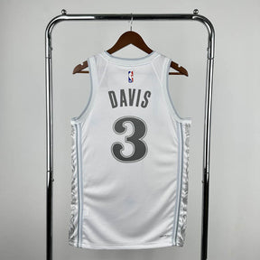 Regata Dallas Mavericks City Edition 24/25 Anthony Davis Branca