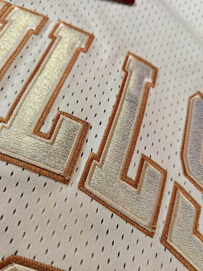 Regata Chicago Bulls Retrô Mitchell & Ness Authentic 1997/1998 Michael Jordan Dourada