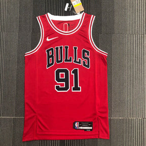 Regata Chicago Bulls Icon Edição 75 anos Dennis Rodman Vermelha