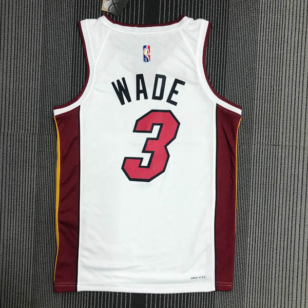 Regata Miami Heat Association Edição 75 anos Dwayne Wade Branca