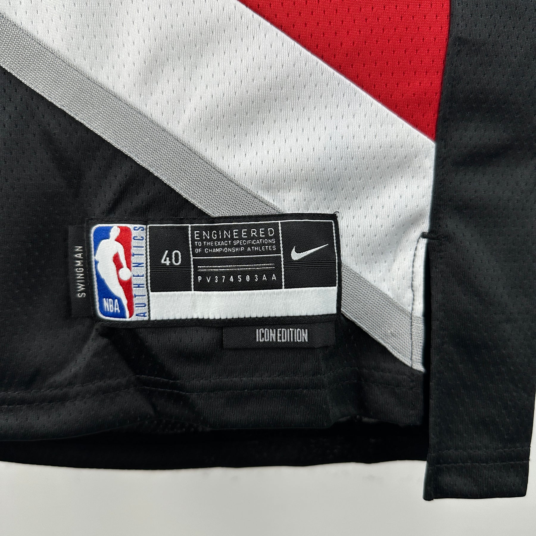Regata Portland Trail Blazers Icon Edition Yang Preta