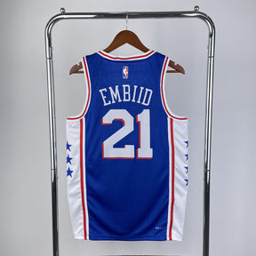 Regata Philadelphia 76ers Icon Edition 24/25 Joel Embiid Azul
