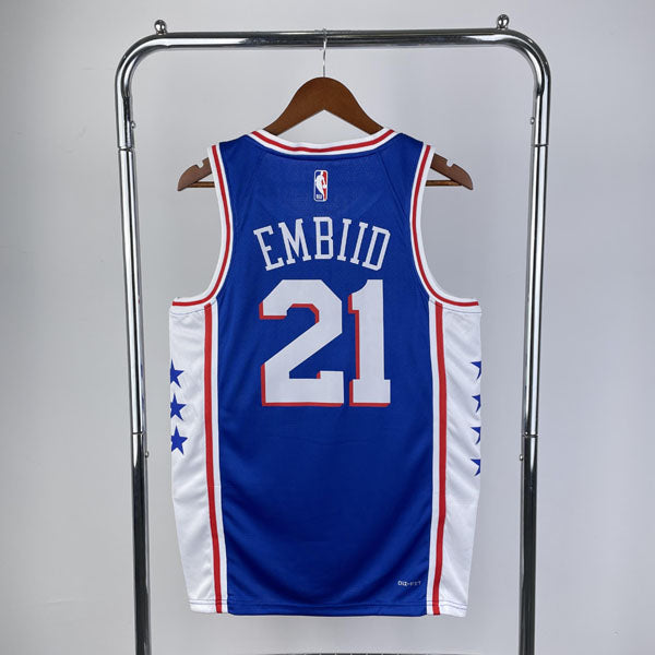 Regata Philadelphia 76ers Icon Edition 24/25 Joel Embiid Azul