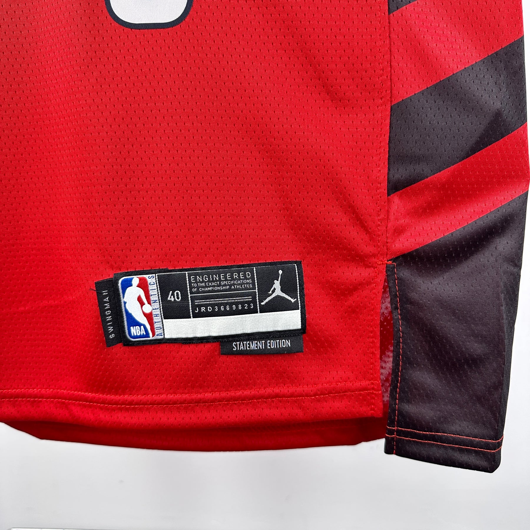 Regata Portland Trail Blazers Statement Edition Adjiva Vermelha