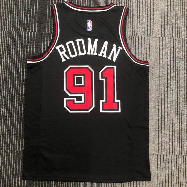 Regata Chicago Bulls Dennis Rodman Preta
