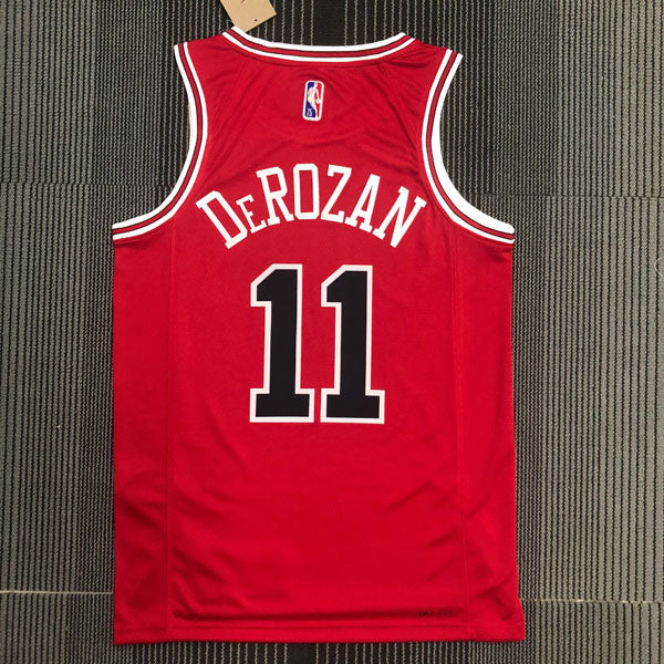 Regata Chicago Bulls Icon Edição 75 anos DeRozan Vermelha