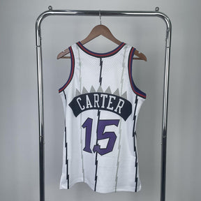 Regata Toronto Raptors Retrô Mitchell & Ness 1998/1999 Vince Carter Branca