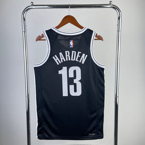 Regata Brooklyn Nets Icon Edition James Harden Preta