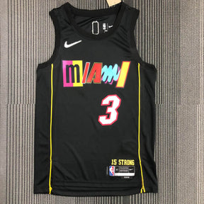 Regata Miami Heat City Edição 75 anos Dwayne Wade Preta