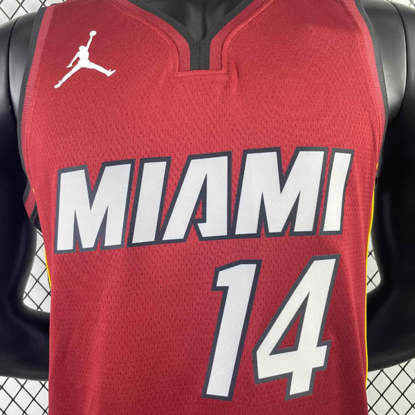 Regata Miami Heat Statement Edition 23/24 Tyler Herro Vermelha