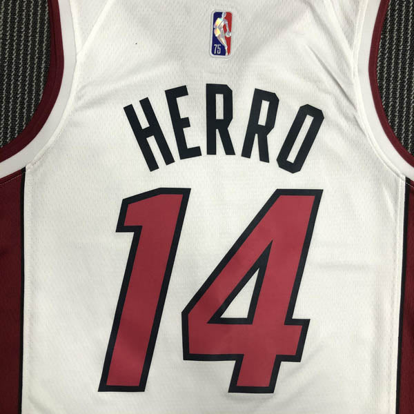 Regata Miami Heat Association Edição 75 anos Tyler Herro Branca