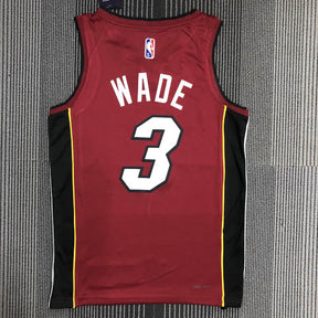 Regata Miami Heat Statement Edição 75 anos Dwayne Wade Vermelha