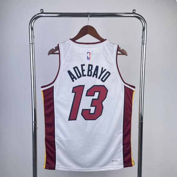Regata Miami Heat Association Edition 24/25 Bam Adebayo Branca