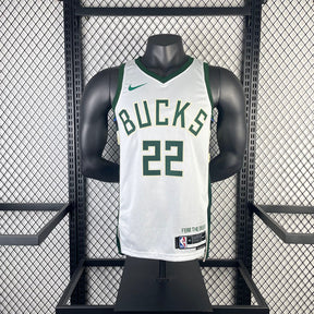 Regata Milwaukee Bucks Association Edition 23/24 Khris Middleton Branca