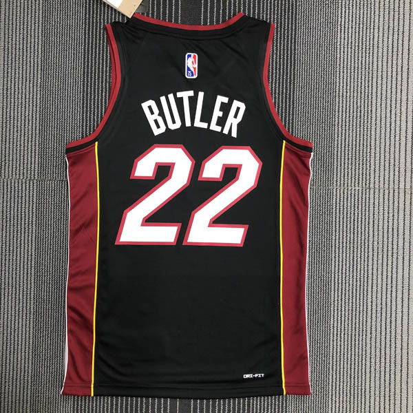 Regata Miami Heat Icon Edição 75 anos Jimmy Butler Preta