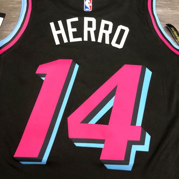 Regata Miami Heat Vice Edition Tyler Herro Preta