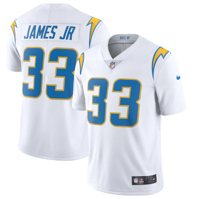 Camisa Los Angeles Chargers Vapor Limited Branca