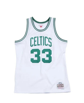 Regata Boston Celtics Retrô Mitchell & Ness 85/86 Larry Bird Branca