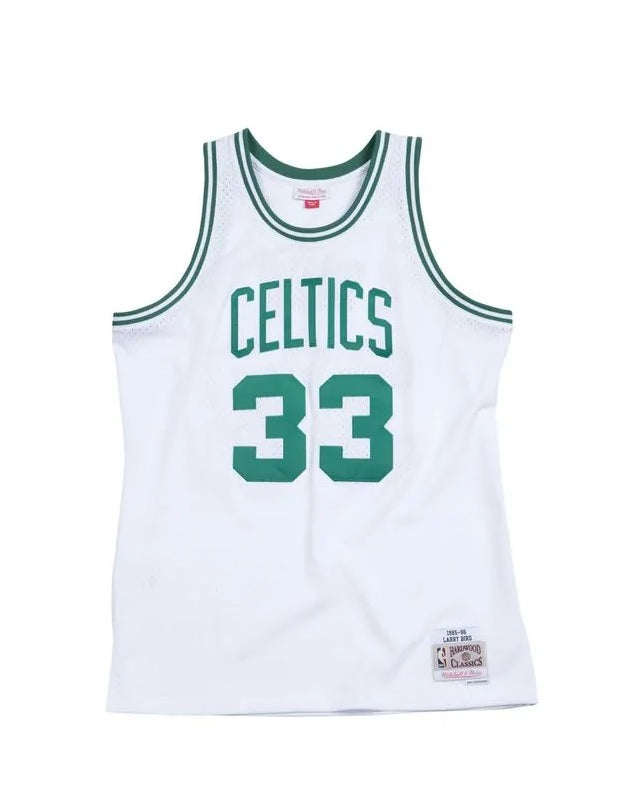 Regata Boston Celtics Retrô Mitchell & Ness 85/86 Larry Bird Branca