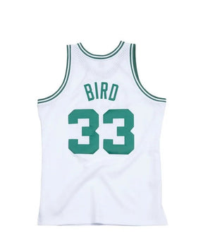 Regata Boston Celtics Retrô Mitchell & Ness 85/86 Larry Bird Branca
