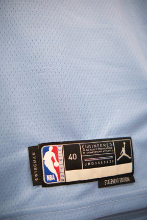 Regata Memphis Grizzlies Statement Edição 75 anos Ja Morant Azul