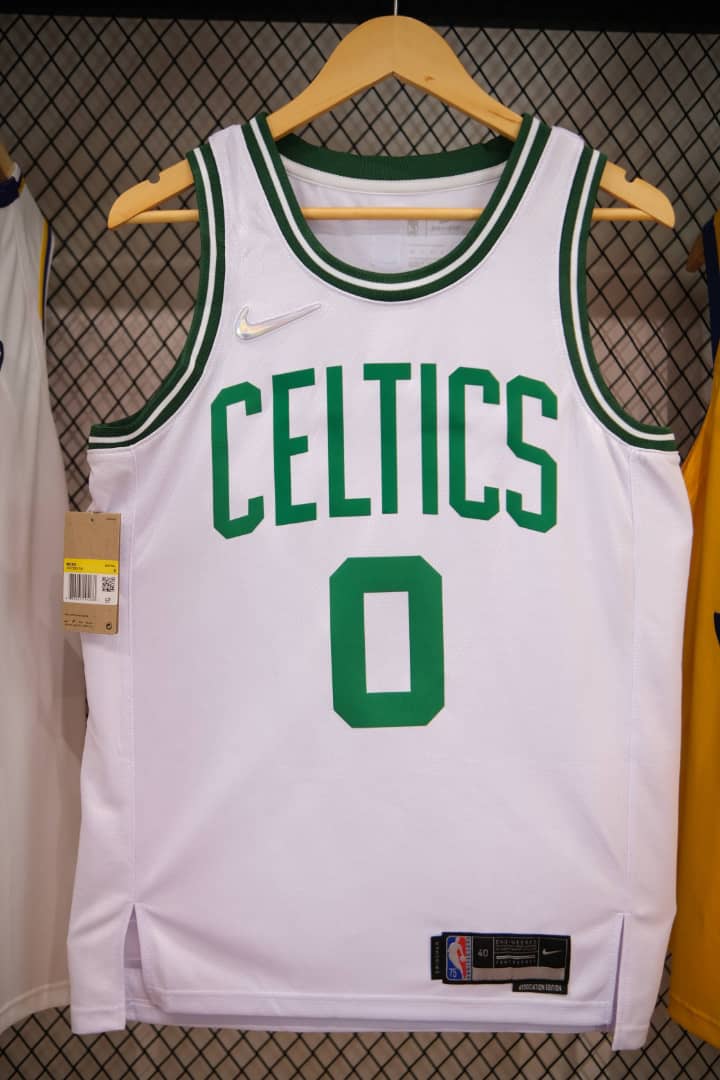 Regata Boston Celtics Edição 75 anos 21/22 Jayson Tatum Branca